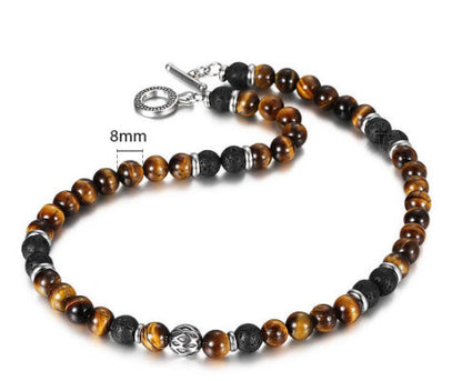 Lotus Stone Bead Bracelet-Necklace