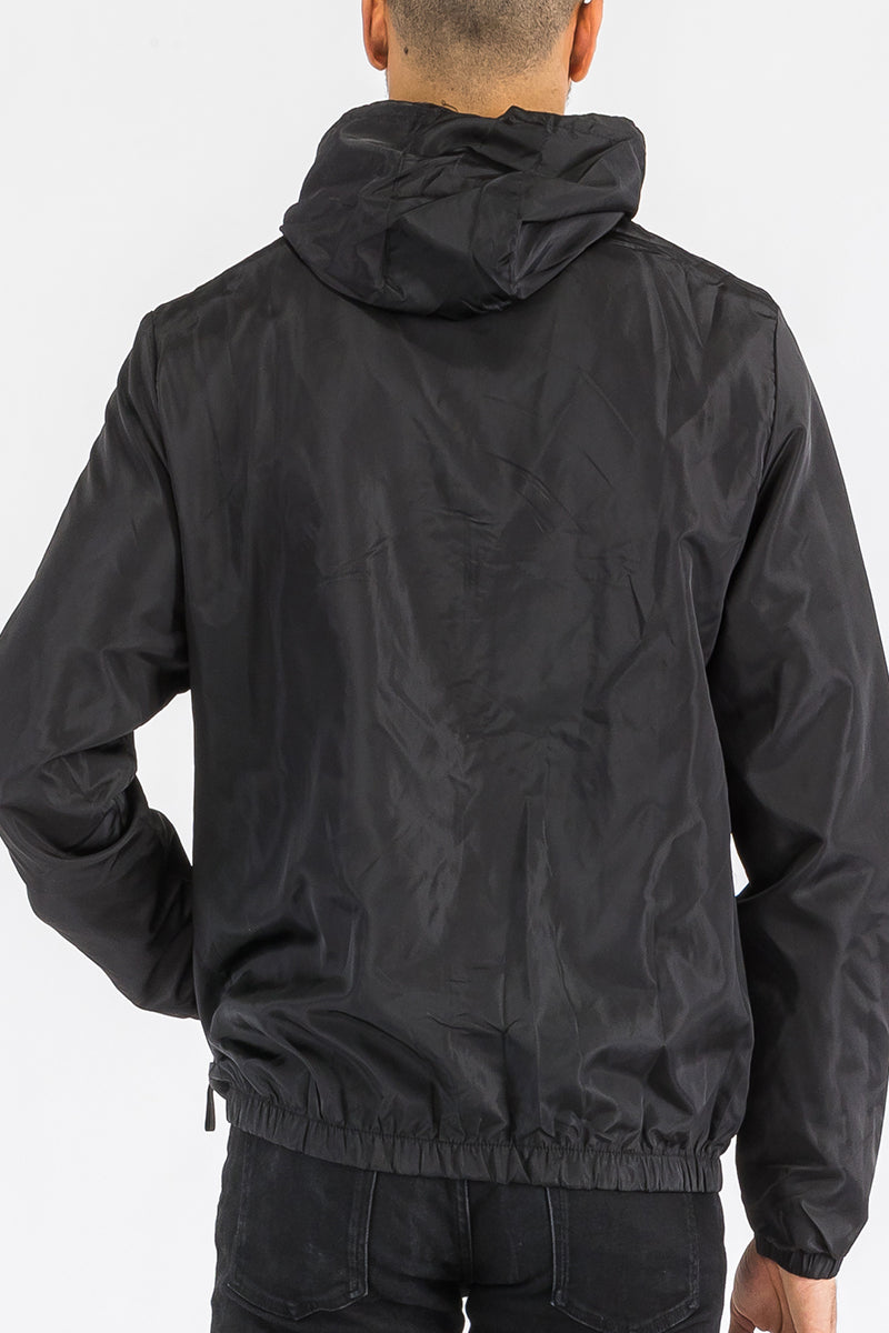 Waterproof Reflective Zipper Casual Windbreaker