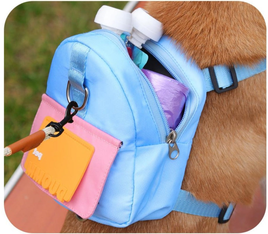 Cute Pet School Bag Backpack + Leash