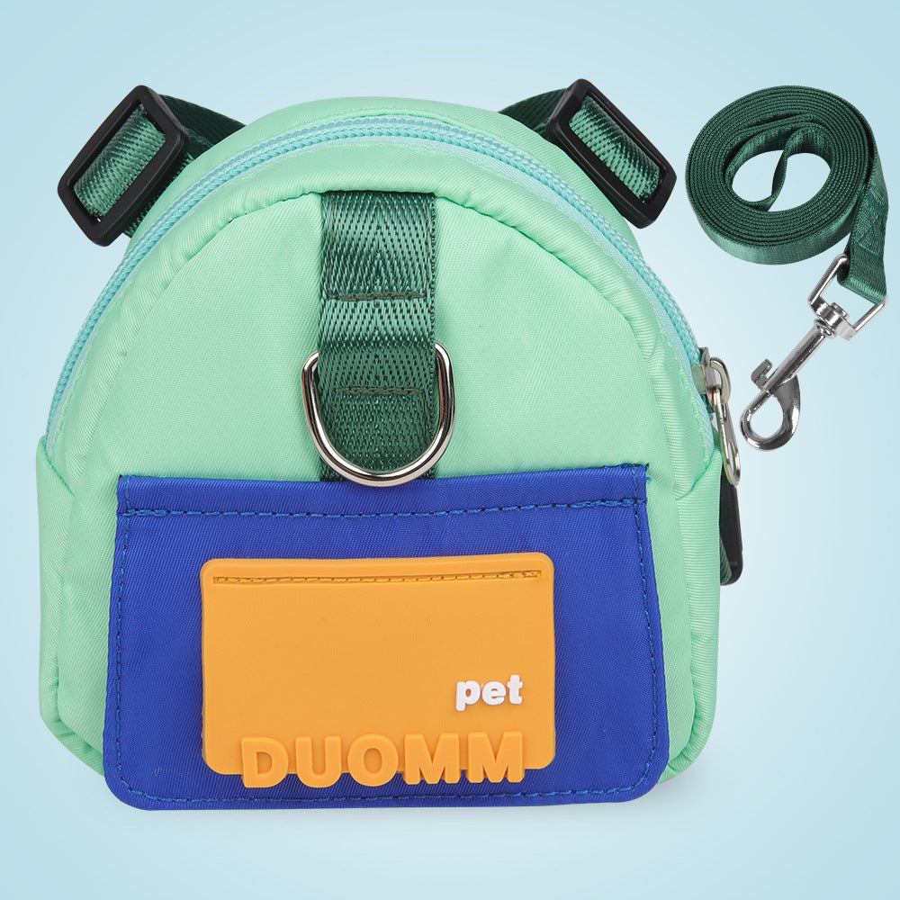 Cute Pet School Bag Backpack + Leash