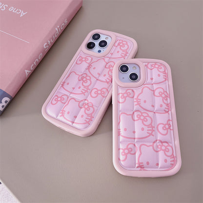 3D Design Pink Hello Kitty iPhone Case Apple IPhone 11 - 15 Pro Max