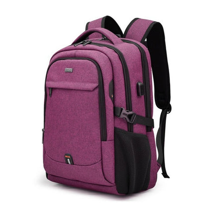 Large-Capacity Casual Backpack - Multi-Functional Business Travel Computer Bag & College Student Schoolbag