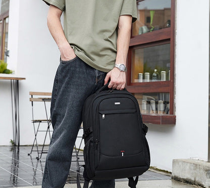 Large-Capacity Casual Backpack - Multi-Functional Business Travel Computer Bag & College Student Schoolbag