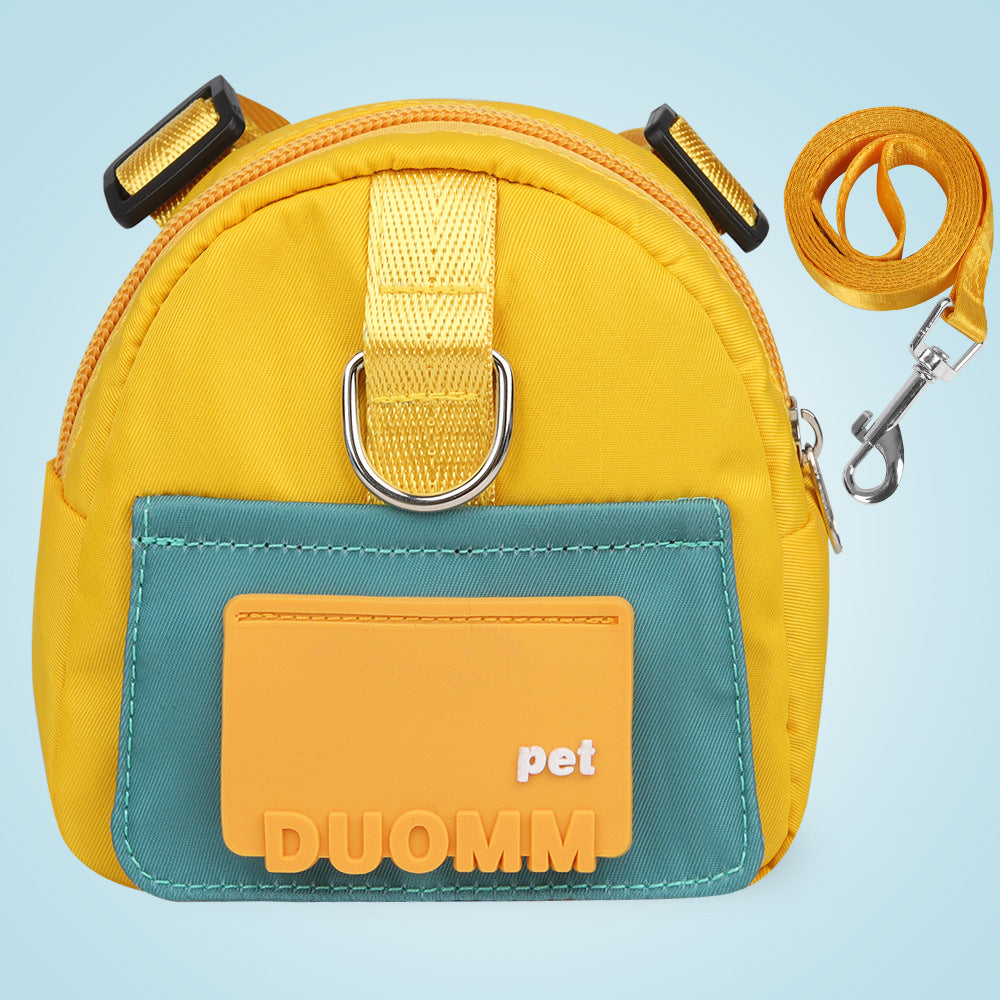 Cute Pet School Bag Backpack + Leash