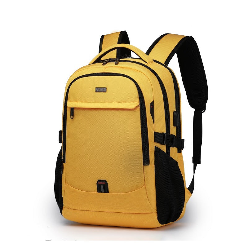 Large-Capacity Casual Backpack - Multi-Functional Business Travel Computer Bag & College Student Schoolbag