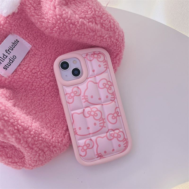 3D Design Pink Hello Kitty iPhone Case Apple IPhone 11 - 15 Pro Max