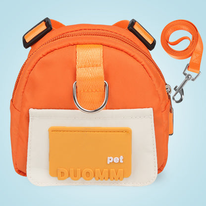 Cute Pet School Bag Backpack + Leash