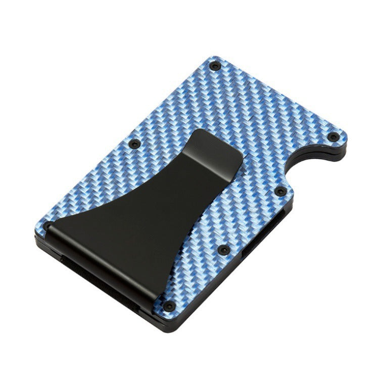 Large Capacity Slim Anti-Theft Carbon Fiber Wallet RFID Protector