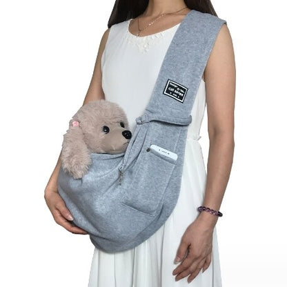 Small-Medium One Size Pet Shoulder Sling Carrier Bag