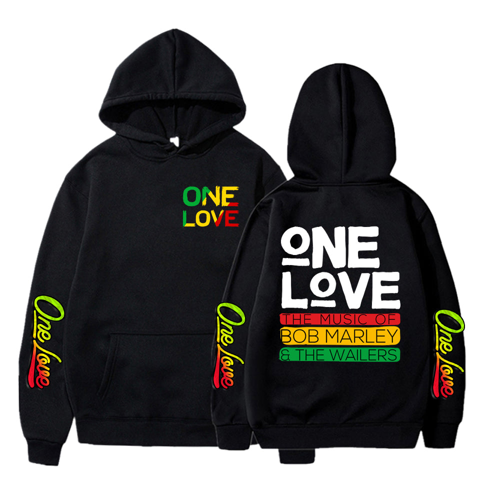 One Love, Bob Marley - Casual Sweatshirt Hoodie