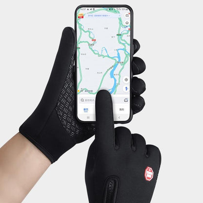 Guantes impermeables de invierno con pantalla táctil a prueba de viento