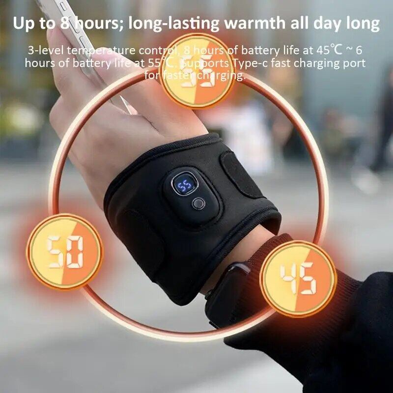 Smart Temperature Lock Adjustable Heating Bracelet Therapy Warmer