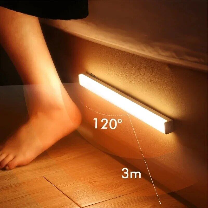 Motion Sensor Light Bar LED Night Light USB Rechargeable Detachable and Movable Lamp