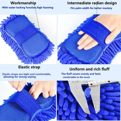 Esponjas de microfibra antirayaduras multiusos (paquete de 2) 