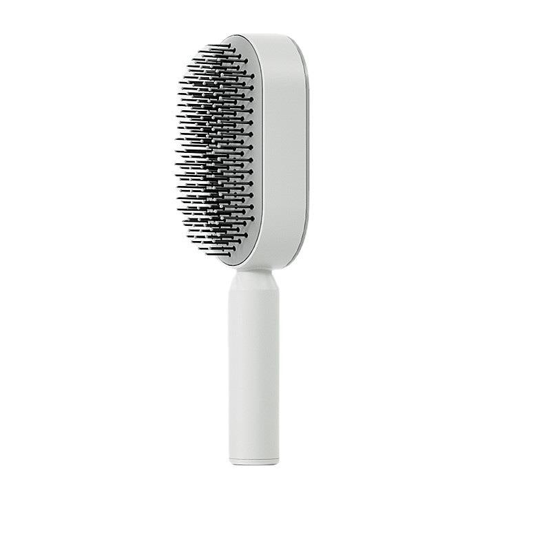 One Click Self Cleaning Hair Brush For All Hair Types