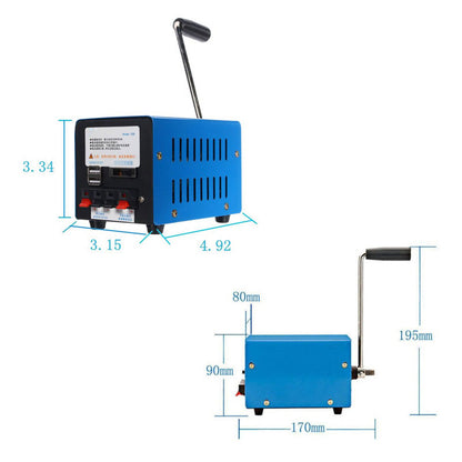 Emergency Hand Crank USB Charging Generator