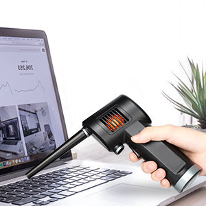 Portable Rechargeable Electric Compressed Air Duster For Computer, Keyboard, Electronics, Cleaning - 6000mAh Battery