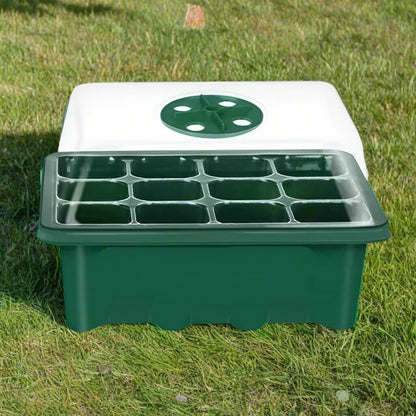 12-Seed Sprout Grid Germination Box Tray