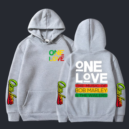 One Love, Bob Marley - Casual Sweatshirt Hoodie