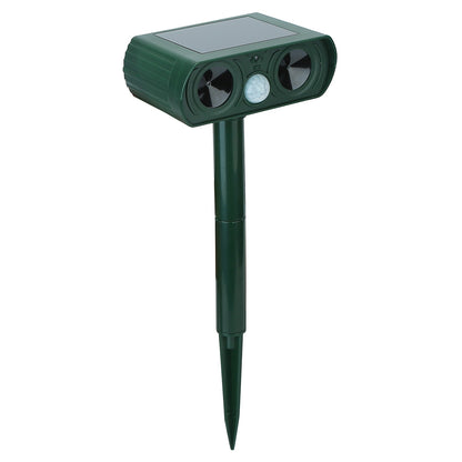 Outdoor Solar Powered Ultrasonic Motion Sensor Animal Repeller