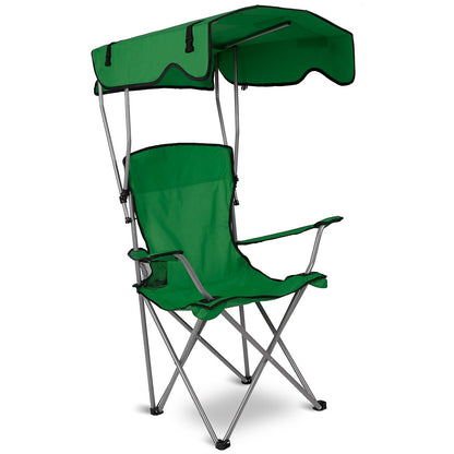 Foldable Sun Protection Canopy Chair - 330LBS Capacity