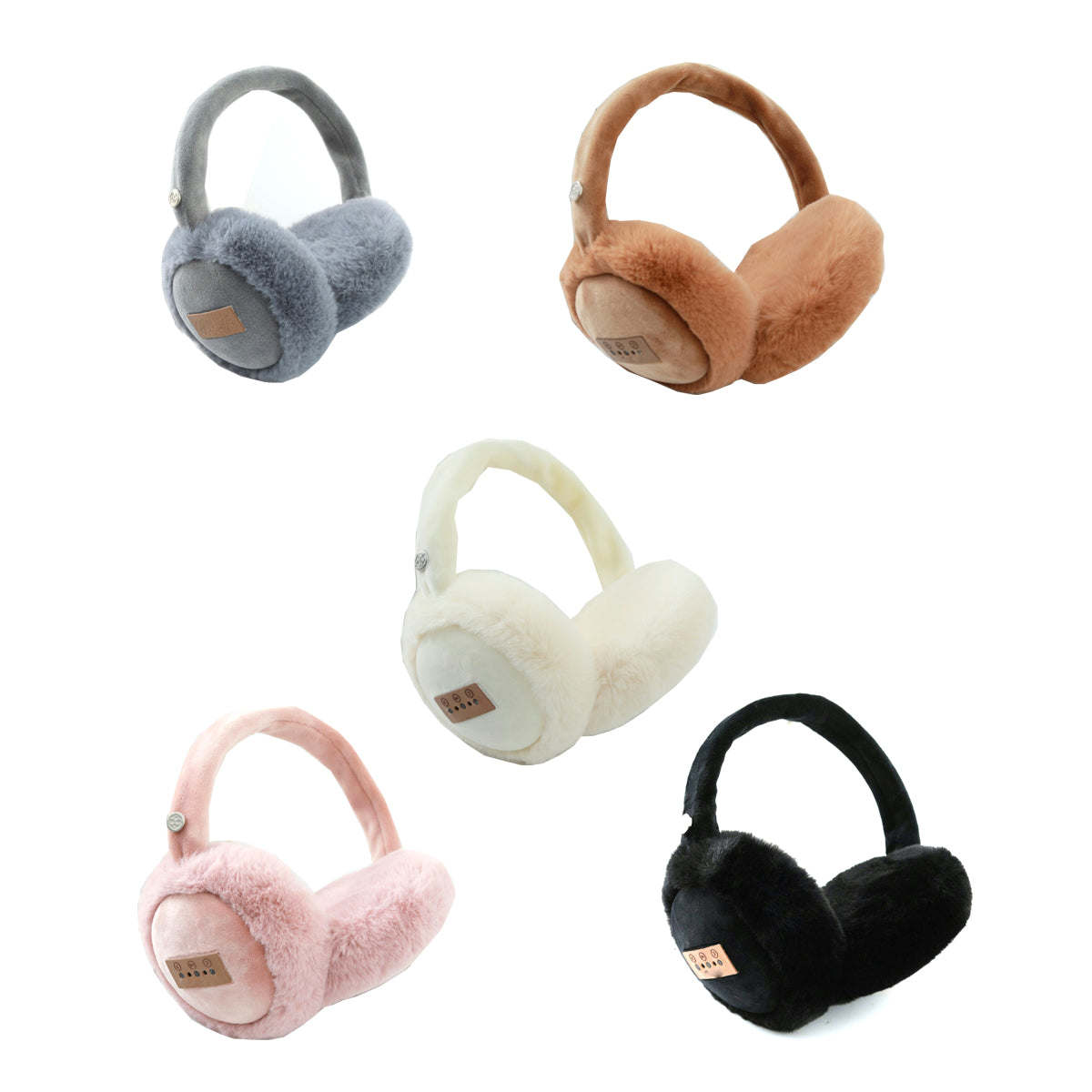 Auriculares Bluetooth con orejeras borrosas