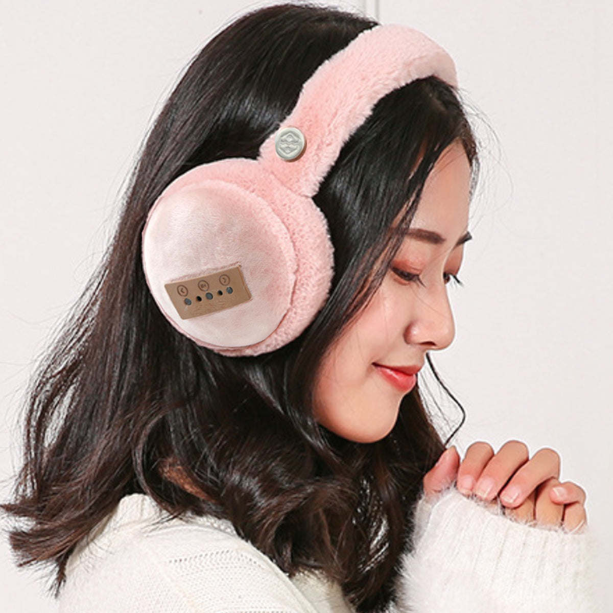 Fuzzy Ear Muff Bluetooth Headphones