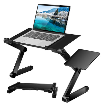 Foldable Laptop Table Desk Stand with Mouse Board