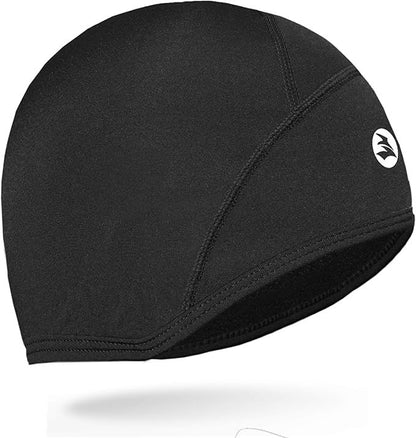 Lightweight Thermal Skull Cap Running Beanie - Sweat Wicking Cycling Helmet Liner