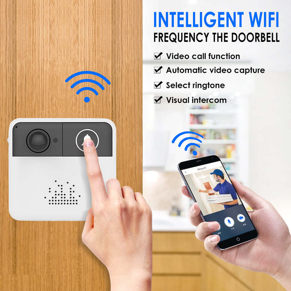 Timbre con video inteligente habilitado con WiFi: seguridad y protección