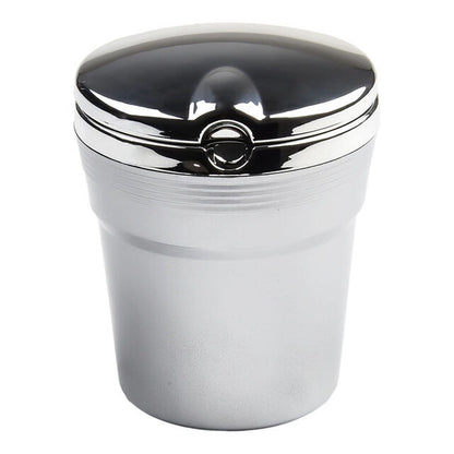 2-in-1 Car Ashtray and Garbage Can combo With LED