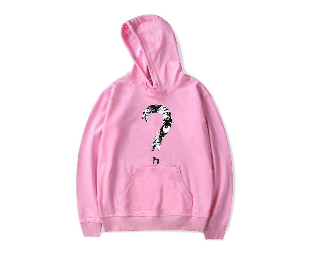 ? - Sudadera con capucha con signo de interrogación 