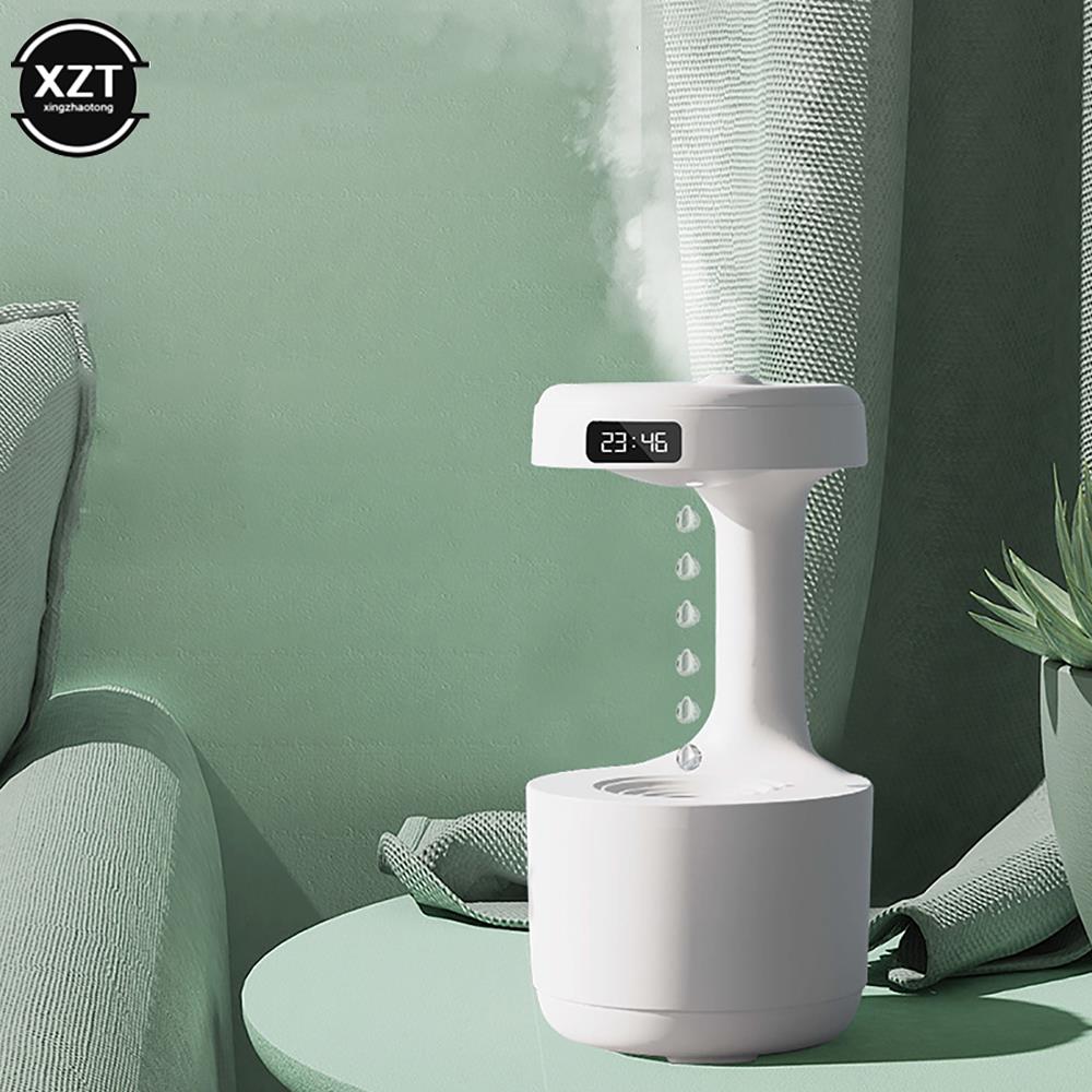 Humidificador USB ultrasónico con efecto de gota antigravedad