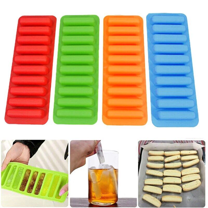 Water Bottle Silicone Ice Rectangles Tray Mold