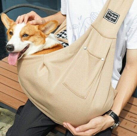 Bolsa bandolera para mascotas, tamaño pequeño y mediano, de un solo tamaño