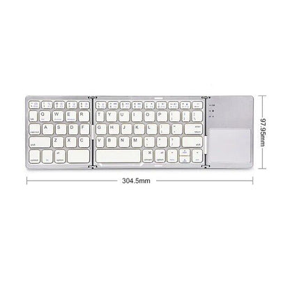 Wireless Folding Keyboard Bluetooth Keyboard With Touchpad